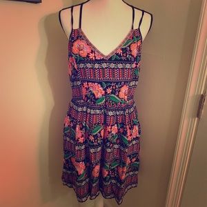 🔥3 for $10 SALE! EUC Xhilaration floral black dress